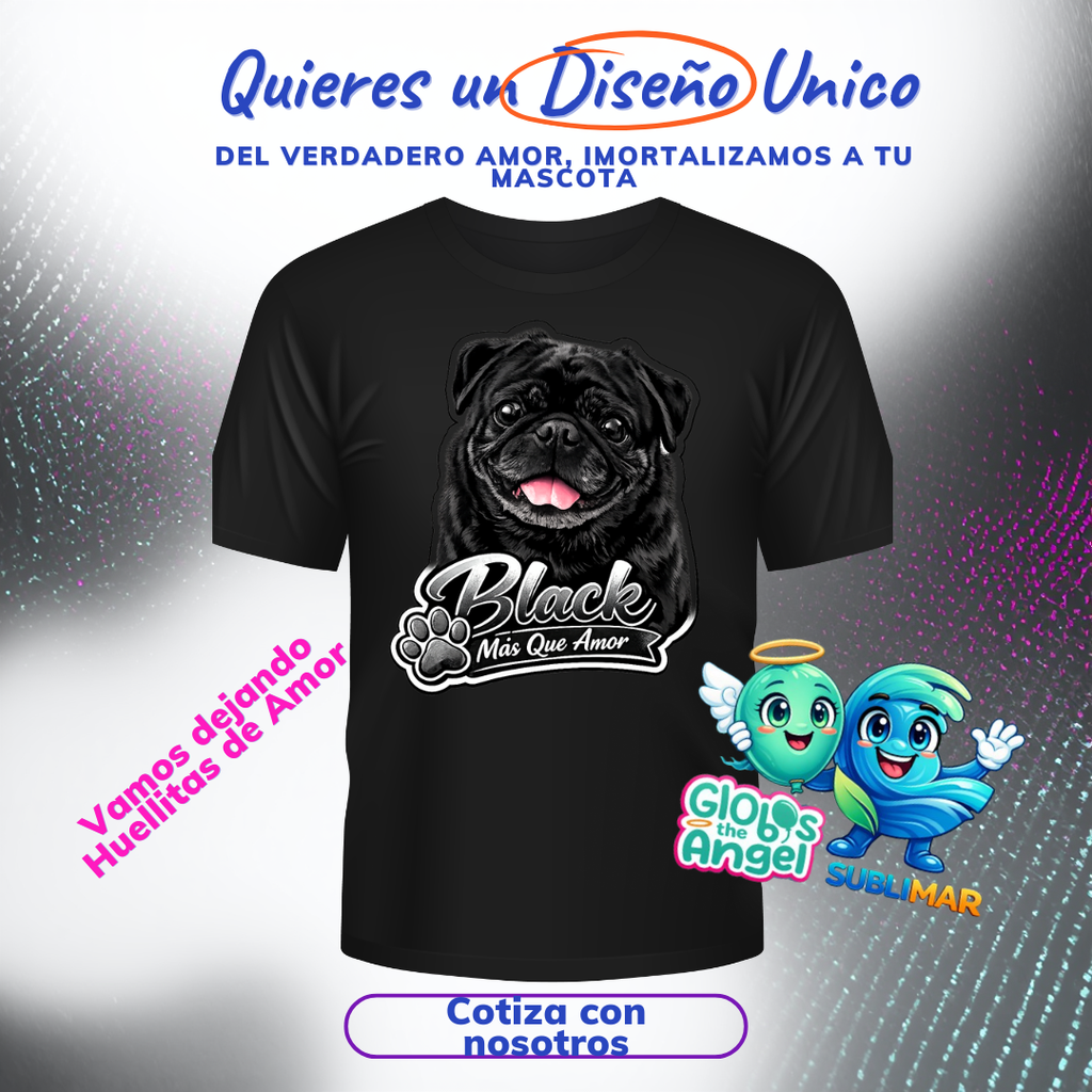 Polera Personalizada con Foto de tu Mascota – Impresión DTF