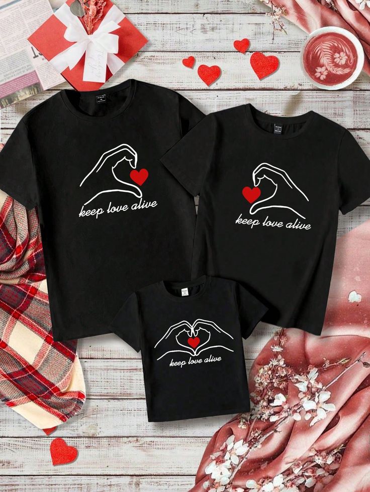 Camiseta manga corta  familia